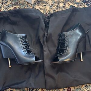 Givenchy Black Heeled Boots with Stiletto Elegance